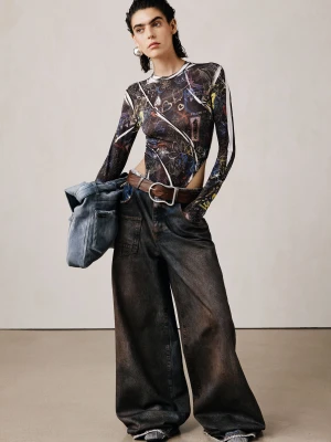 Body z rozdarciami studio Desigual