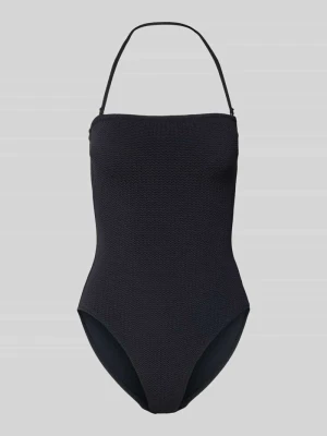 Strój kąpielowy z wiązaniem na szyi Seafolly Czarny