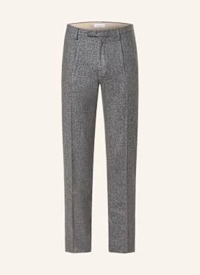 Boglioli Chinosy Flanelowe Slim Fit grau