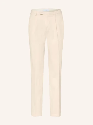 Boglioli Chinosy O Kroju Slim Fit weiss ECRU