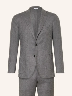 Boglioli Garnitur O Kroju Extra Slim Fit grau CZIEMNOSZARY