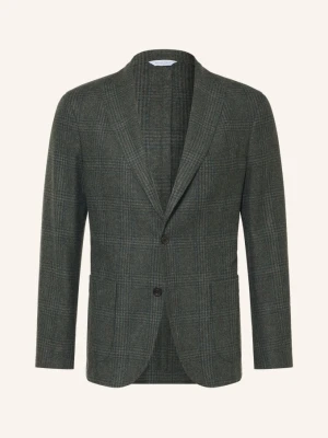 Boglioli Marynarka Flanelowa O Kroju Extra Slim Fit gruen
