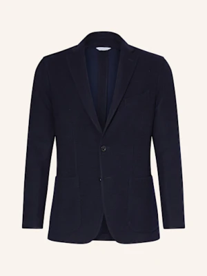 Boglioli Marynarka Z Dzianiny Extra Slim Fit blau
