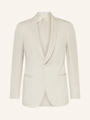 Boglioli Marynarka Z Lnu Extra Slim Fit beige