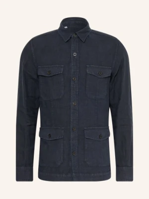 Boglioli Płaszcz Z Lnu blau