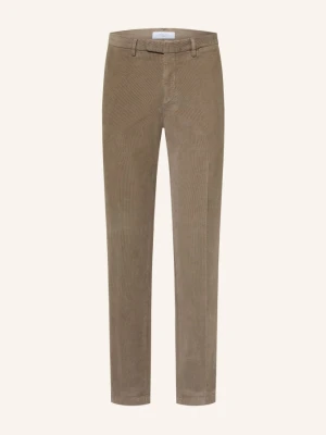 Boglioli Spodnie Sztruksowe Slim Fit beige