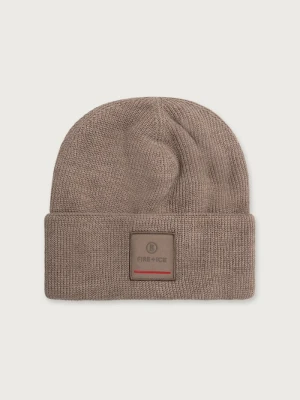 BOGNER Fire+Ice czapka beanie męska z dodatkiem wełny TAREK Bogner Fire + Ice beżowy
