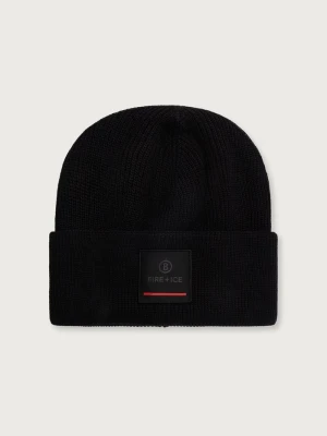 BOGNER Fire+Ice czapka beanie męska z dodatkiem wełny TAREK Bogner Fire + Ice czarny