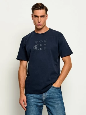 Bogner Fire + Ice T-shirt Mick 3 | Regular Fit granatowy