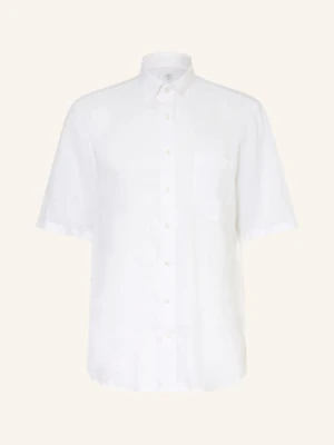 Bogner Koszula Z Krótkim Rękawem Lykos-5 Comfort Fit Z Lnu weiss