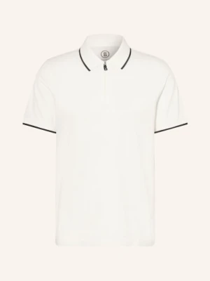 Bogner Koszulka Polo Z Pikowanym Wzorem Timo Regular Fit weiss
