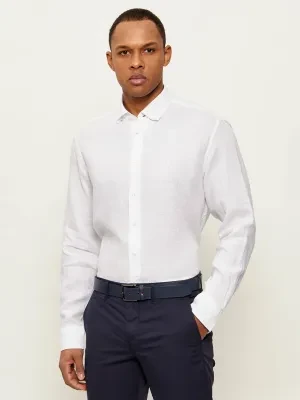 Bogner Lniana koszula TIMI | Regular Fit