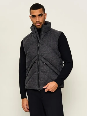 Bogner Puchowy bezrękawnik Kendo | Regular Fit | wełna grafitowy