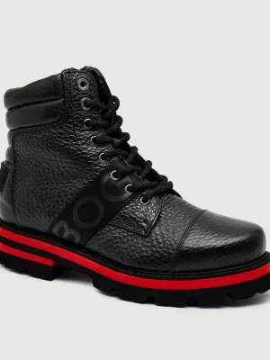 Bogner Skórzane buty wysokie COURCHEVEL 36 A | z dodatkiem wełny