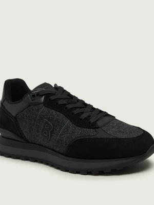 Bogner Sneakersy Newport 17 | zamsz | z dodatkiem wełny czarny