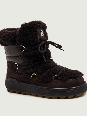 Bogner Śniegowce Chamonix S 10 C | shearling | zamsz | skóra brązowy