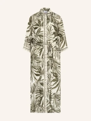 Bogner Sukienka Koszulowa Catelyn Z Lnu Z Rękawami 3/4 gruen