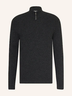 Bogner Sweter Typu Troyer Derek-1 Z Dodatkiem Kaszmiru grau