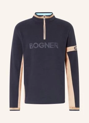 Bogner Sweter Typu Troyer Z Polaru gilbert1 blau