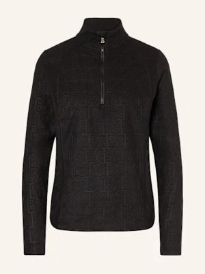 Bogner Sweter Typu Troyer Z Polaru medita2 schwarz