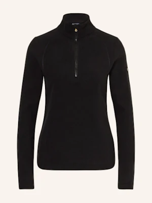 Bogner Sweter Typu Troyer Z Polaru medita2 schwarz