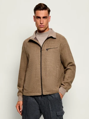 Bogner Wełniana kurtka Milan - 2 | Regular Fit brązowy