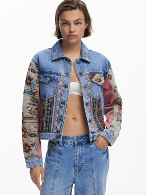 Boho kurtka jeansowa Desigual