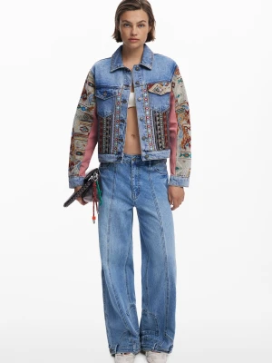 Boho kurtka jeansowa Desigual