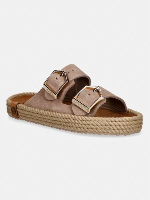 Bohonomad klapki espadrylowe damskie zamszowe Sydney