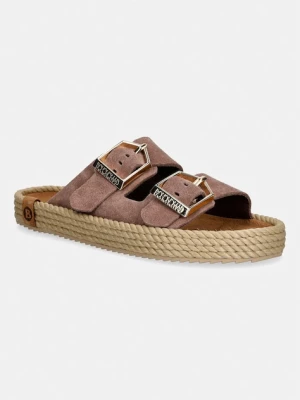 Bohonomad klapki espadrylowe damskie zamszowe Sydney