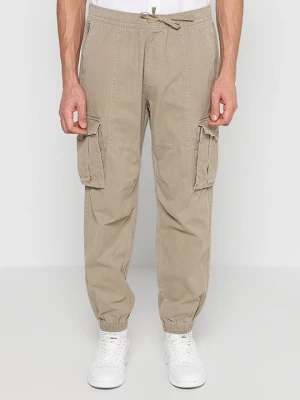 Bojówki Abercrombie & Fitch piaskowy