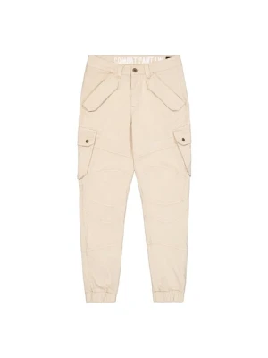 Spodnie cargo Alpha Industries biały