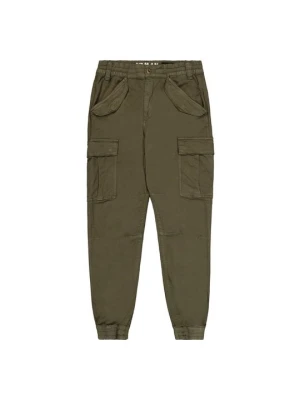 Bojówki Alpha Industries ciemnozielony