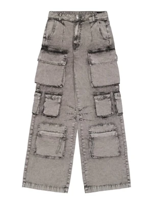 Bojówki Alpha Industries szary