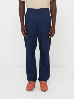 Bojówki Carhartt WIP niebieski