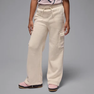 Bojówki dla dużych dzieci Jordan Brooklyn Fleece - Brązowy