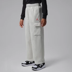 Bojówki dla dużych dzieci Jordan Brooklyn Fleece - Szary