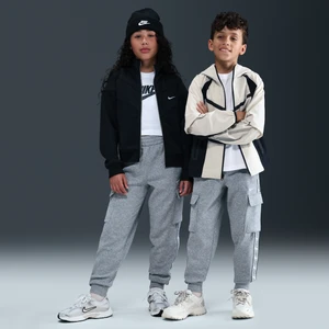 Bojówki dla dużych dzieci Nike Club Fleece - Szary