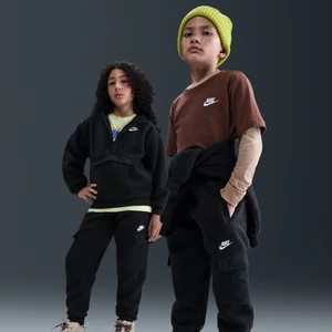 Bojówki dla dużych dzieci Nike Sportswear Club Fleece - Czerń