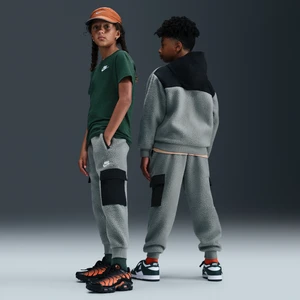 Bojówki dla dużych dzieci Nike Sportswear Club Fleece - Szary