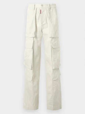 Bojówki Dsquared2 mleczny