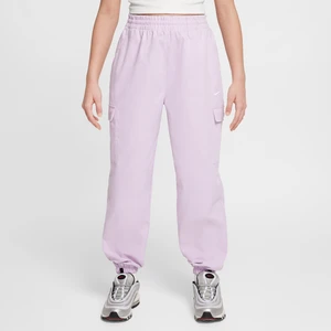Bojówki dziewczęce Nike Sportswear - Fiolet