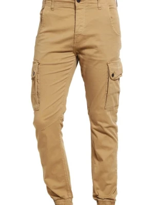 Bojówki Jack&Jones beżowy