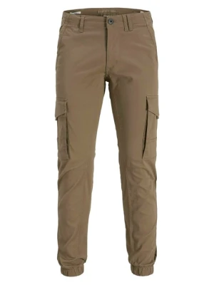 Bojówki Jack&Jones brązowy