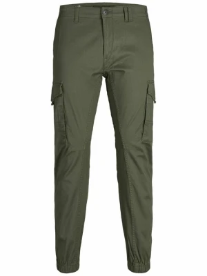 Bojówki Jack & Jones Kids oliwkowy