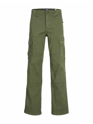 Bojówki Jack & Jones Kids oliwkowy melanż