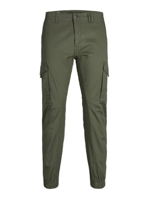 Bojówki Jack&Jones oliwkowy melanż