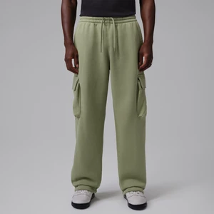 Bojówki męskie z dzianiny o kroju oversize Jordan Brooklyn - Zieleń