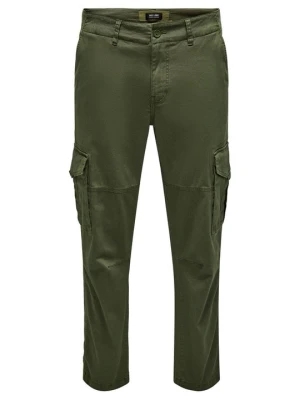 Bojówki Only & Sons oliwkowy