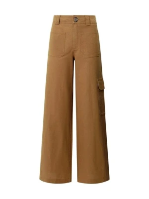Bojówki Pepe Jeans jasnobrązowy